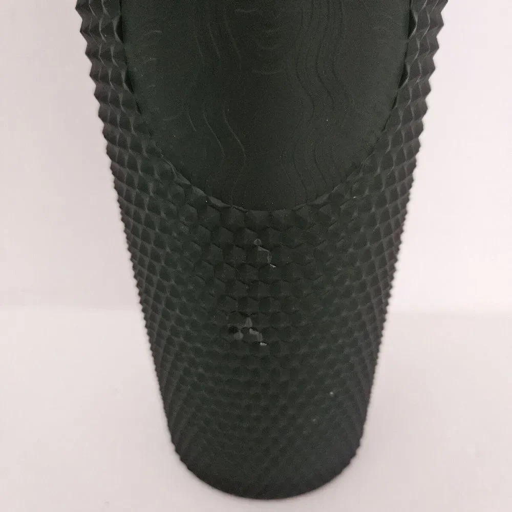 2022 Starbucks Matte Dark Green Soft Touch Studded‎ 24oz Venti Tumbler